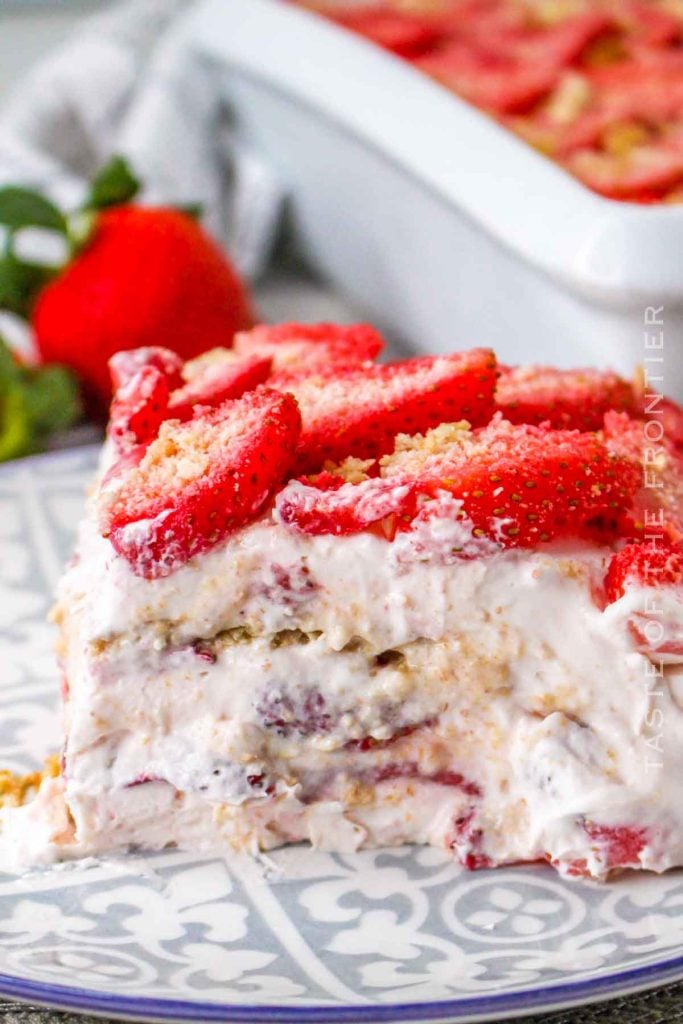 Strawberry Icebox Cake - Yummi Haus