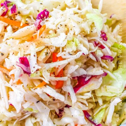 Red Wine Vinegar Coleslaw - Yummi Haus