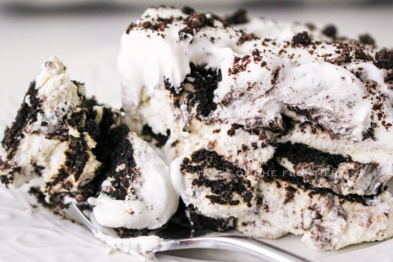 Oreo Icebox Cake - Taste of the Frontier