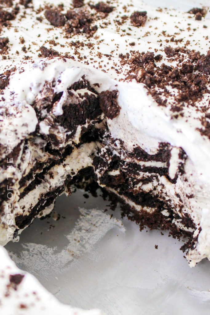 Oreo Icebox Cake - Taste of the Frontier