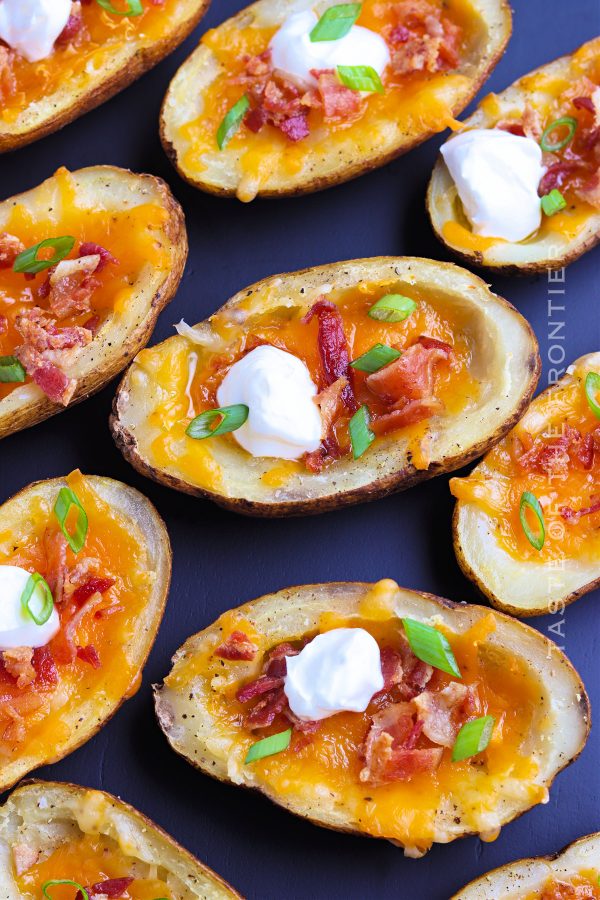 Smoked Potato Skins - Taste Of The Frontier