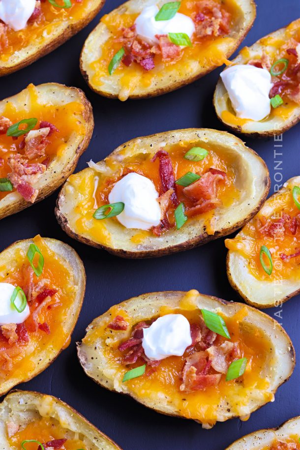 Smoked Potato Skins - Taste of the Frontier