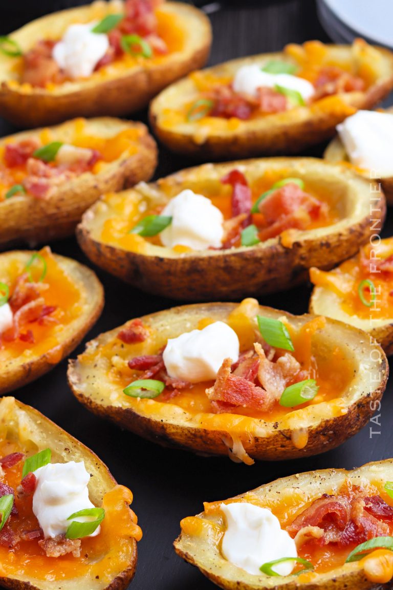 Smoked Potato Skins - Taste of the Frontier