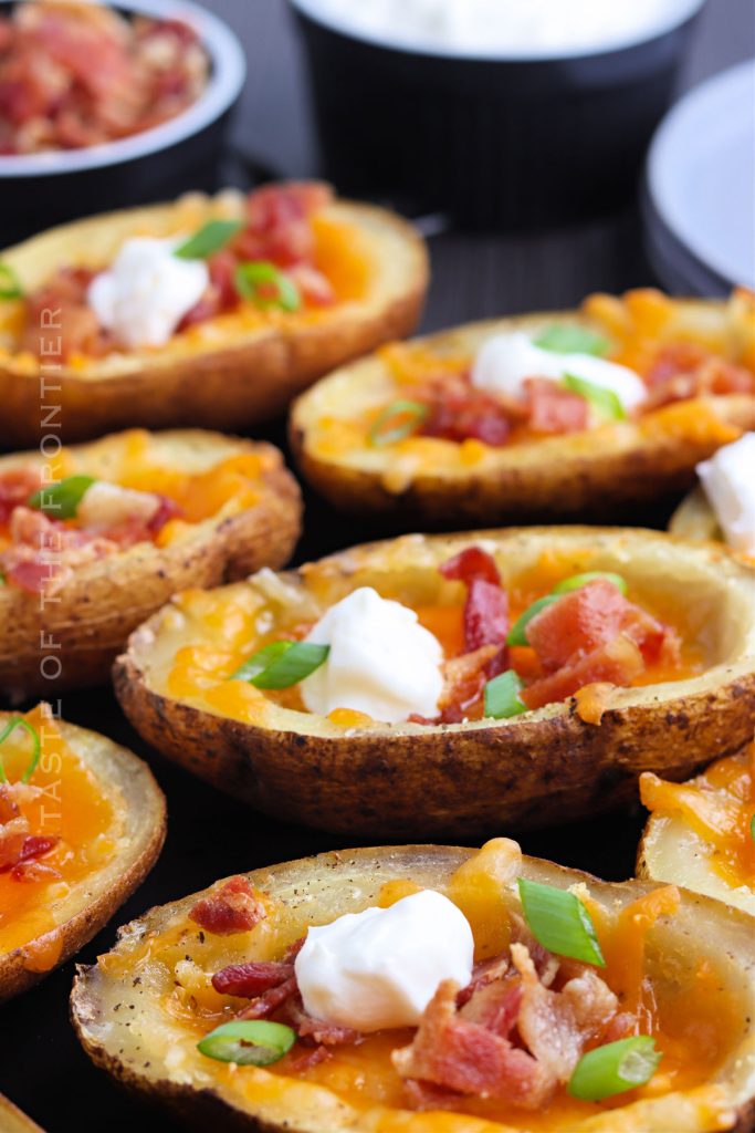 Smoked Potato Skins - Taste of the Frontier