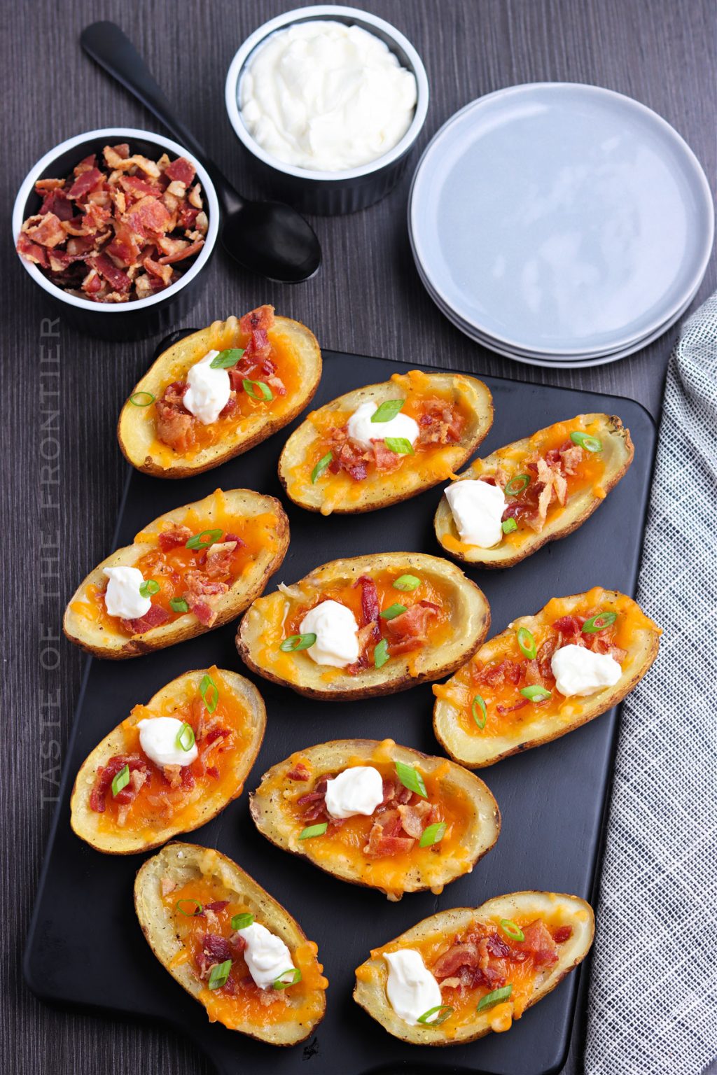 Smoked Potato Skins - Taste of the Frontier