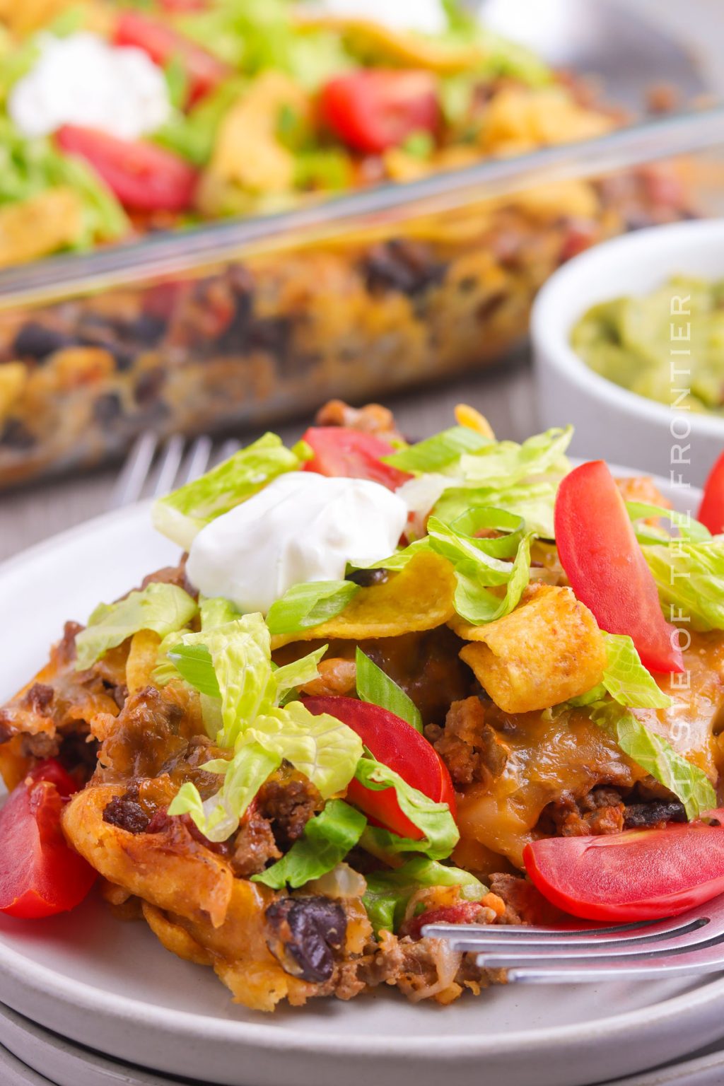 Walking Taco Casserole - Taste of the Frontier