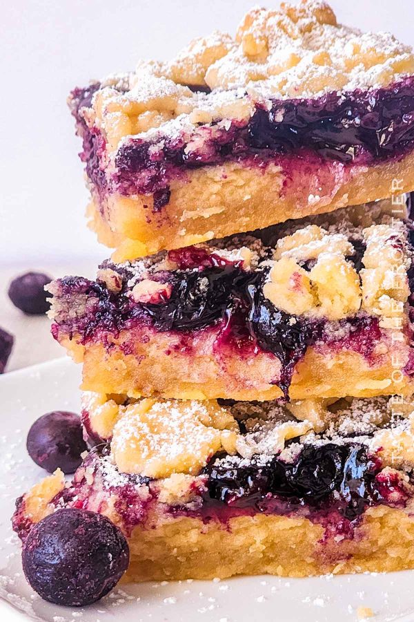 Lemon Blueberry Bars - Taste of the Frontier