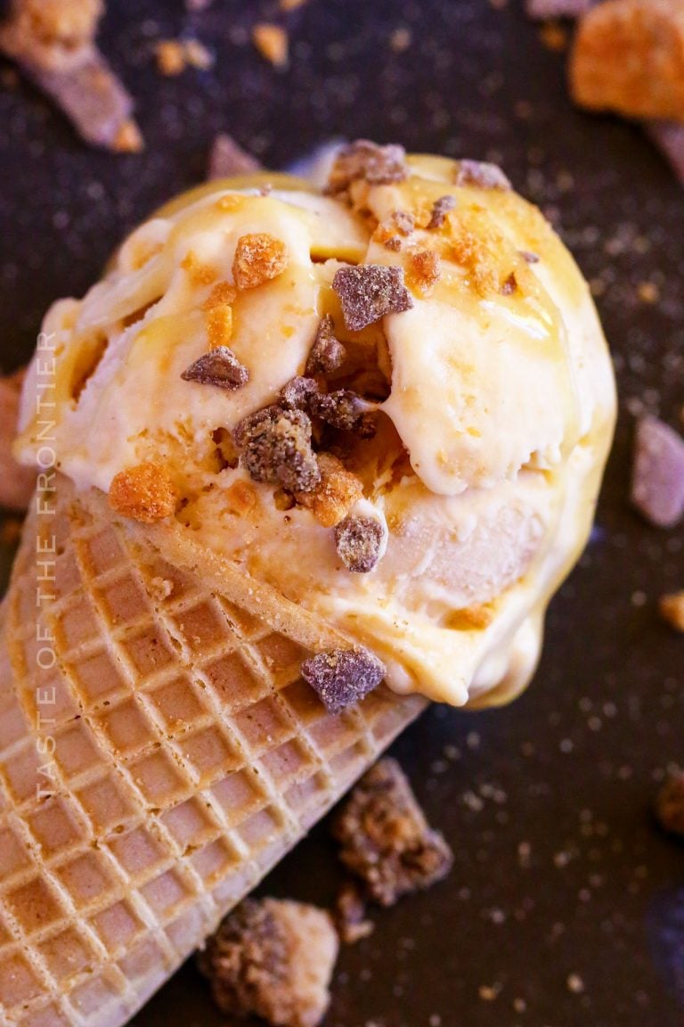 Butterscotch Ice Cream - Taste of the Frontier