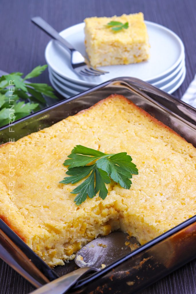 Corn Casserole with Jiffy Mix - Taste of the Frontier