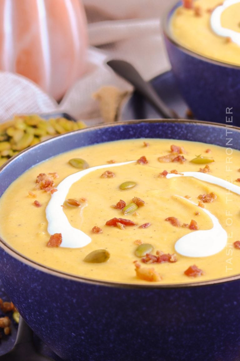 Creamy Roasted Pumpkin Soup - Yummi Haus