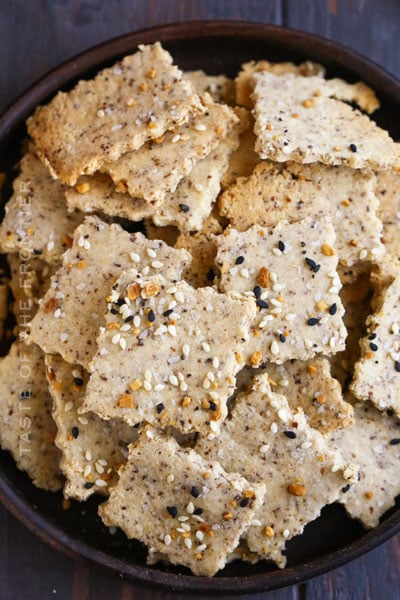 Almond Flour Crackers Recipe - Yummi Haus