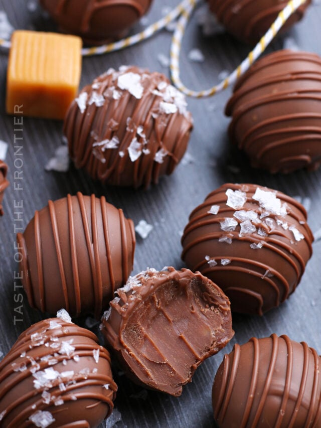 Valentine’s Day Caramel Truffles