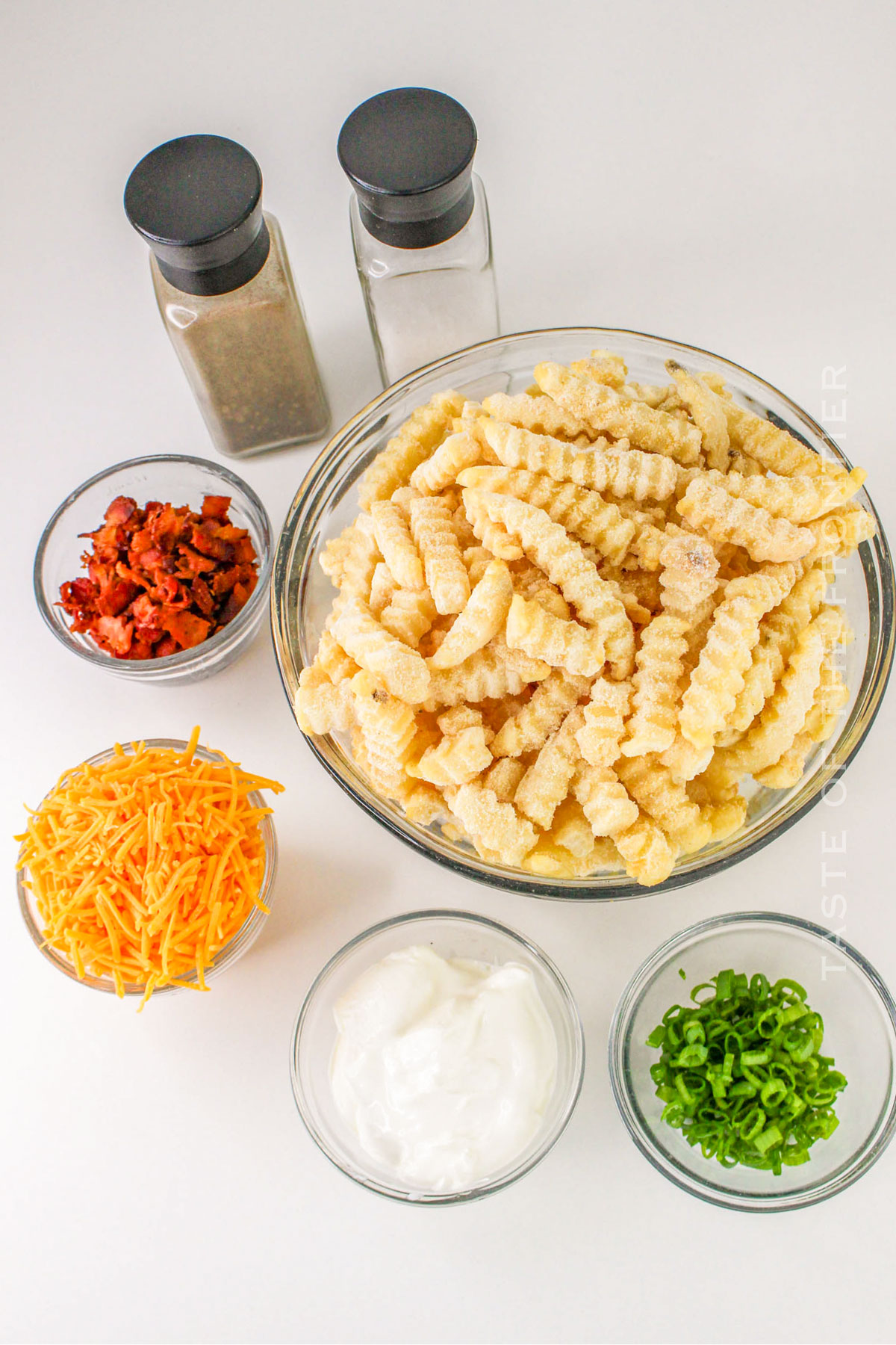Loaded French Fry ingredients