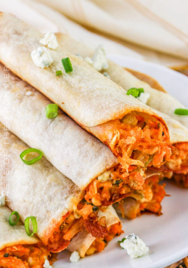 Buffalo Chicken Taquitos