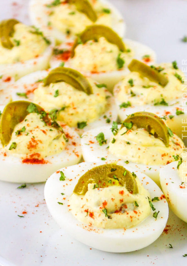 Jalapeno Deviled Eggs