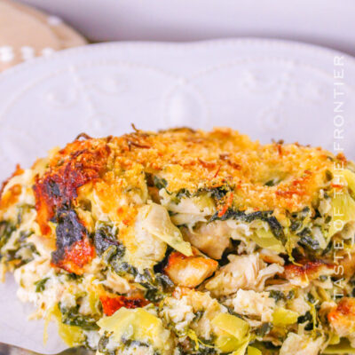 Spinach and Artichoke Chicken Casserole