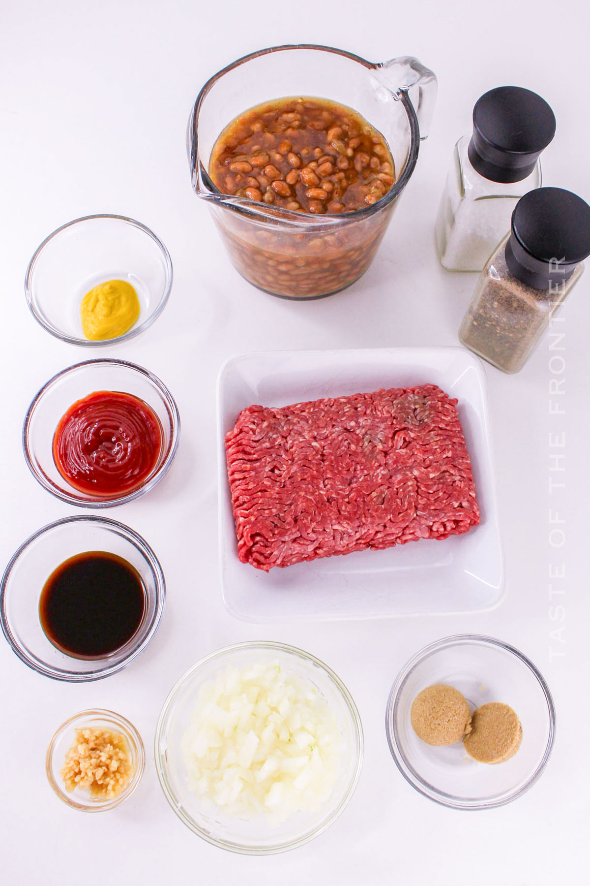 Baked Beans with Ground Beef ingredients