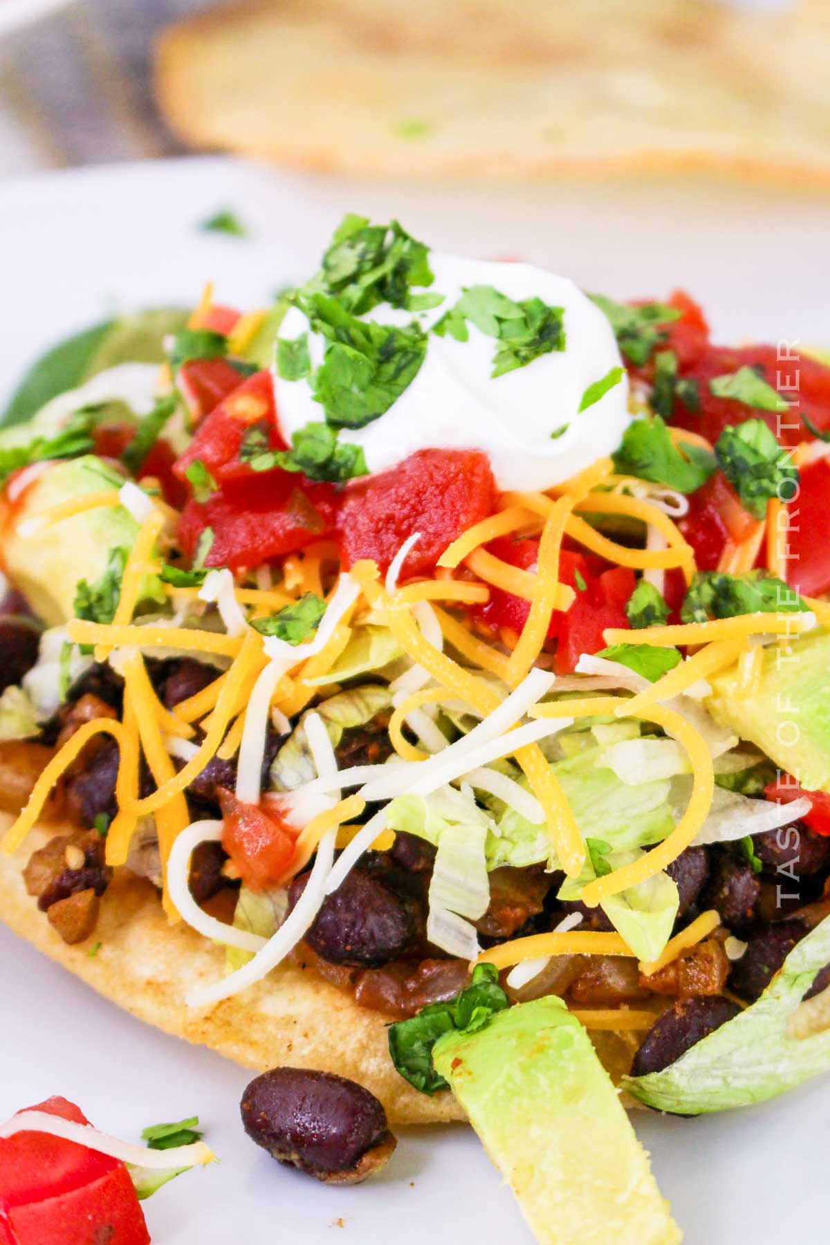 Black Bean Tostadas