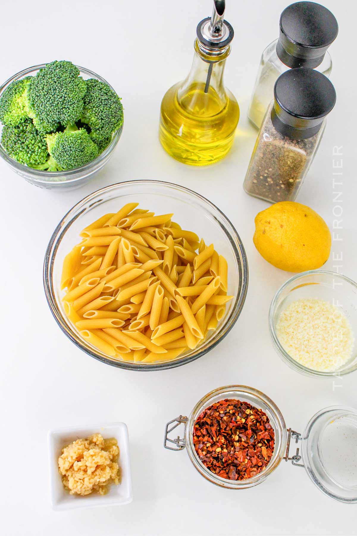 Broccoli & Pasta ingredients