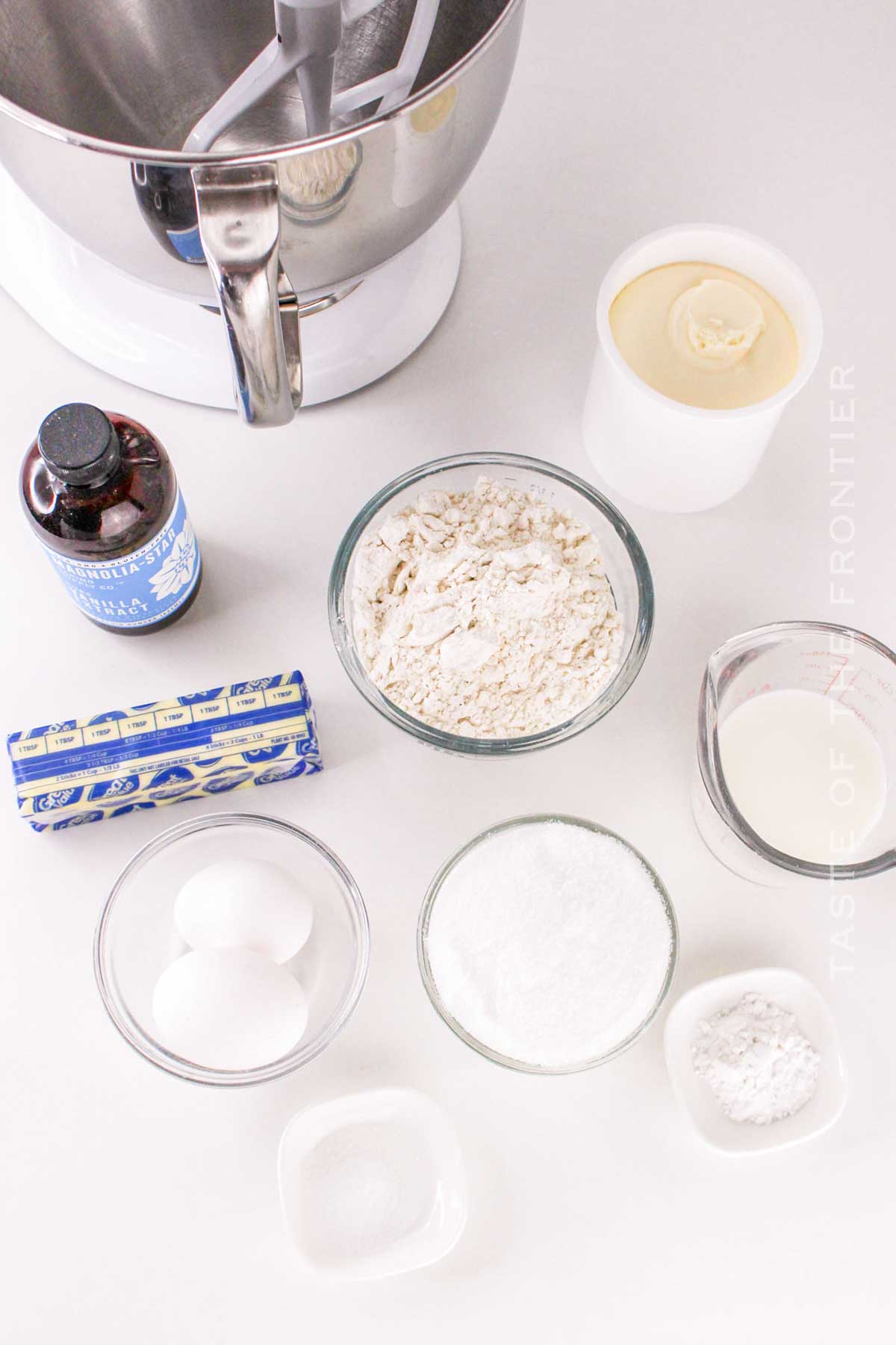 Cake in a Jar ingredients