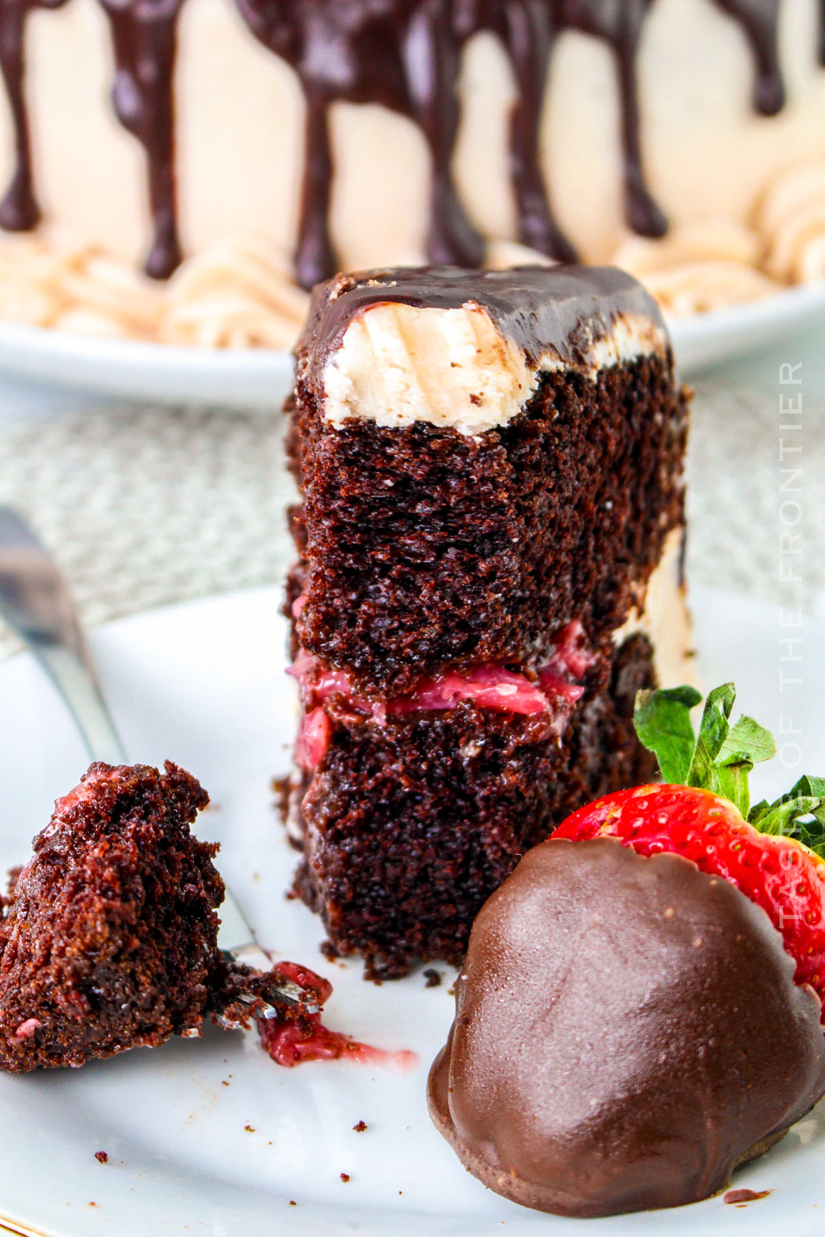 Chocolate Covered Strawberry Cake recipe