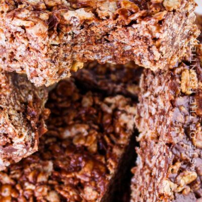 Chocolate Rice Krispies Squares