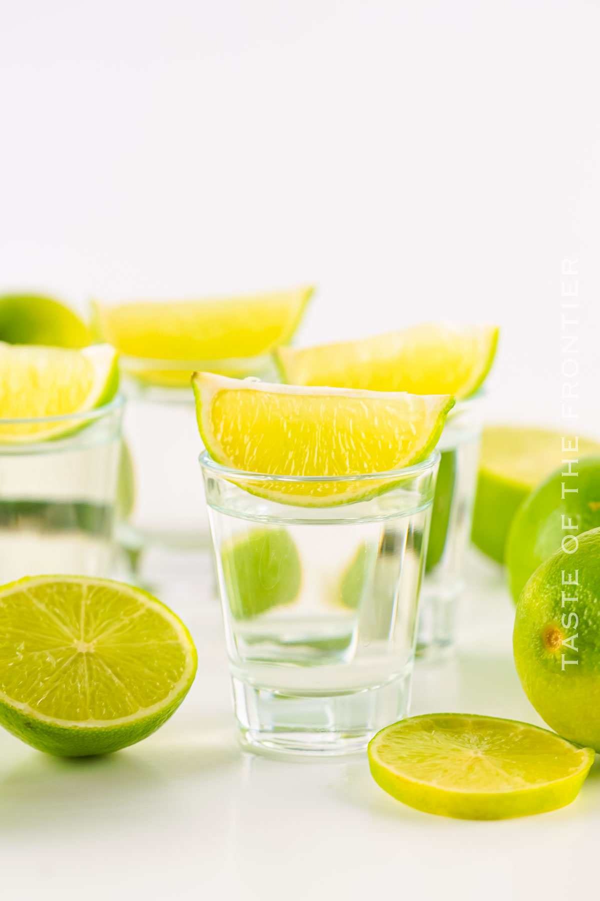 party drink with lime