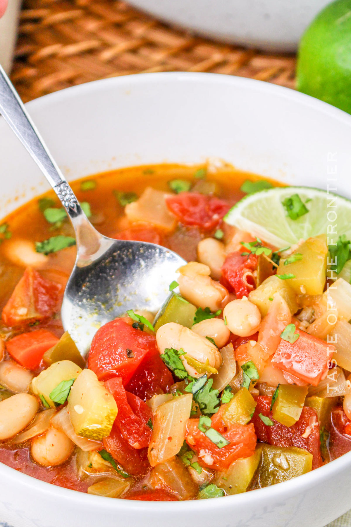 White Bean Vegan Chili recipe