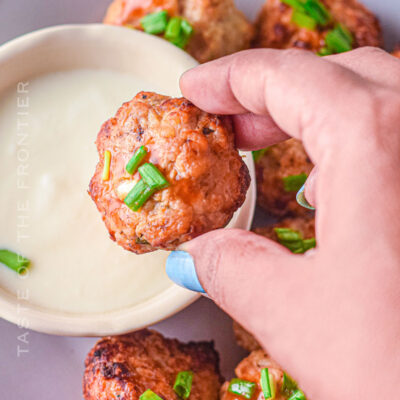 Buffalo Chicken Meatballs