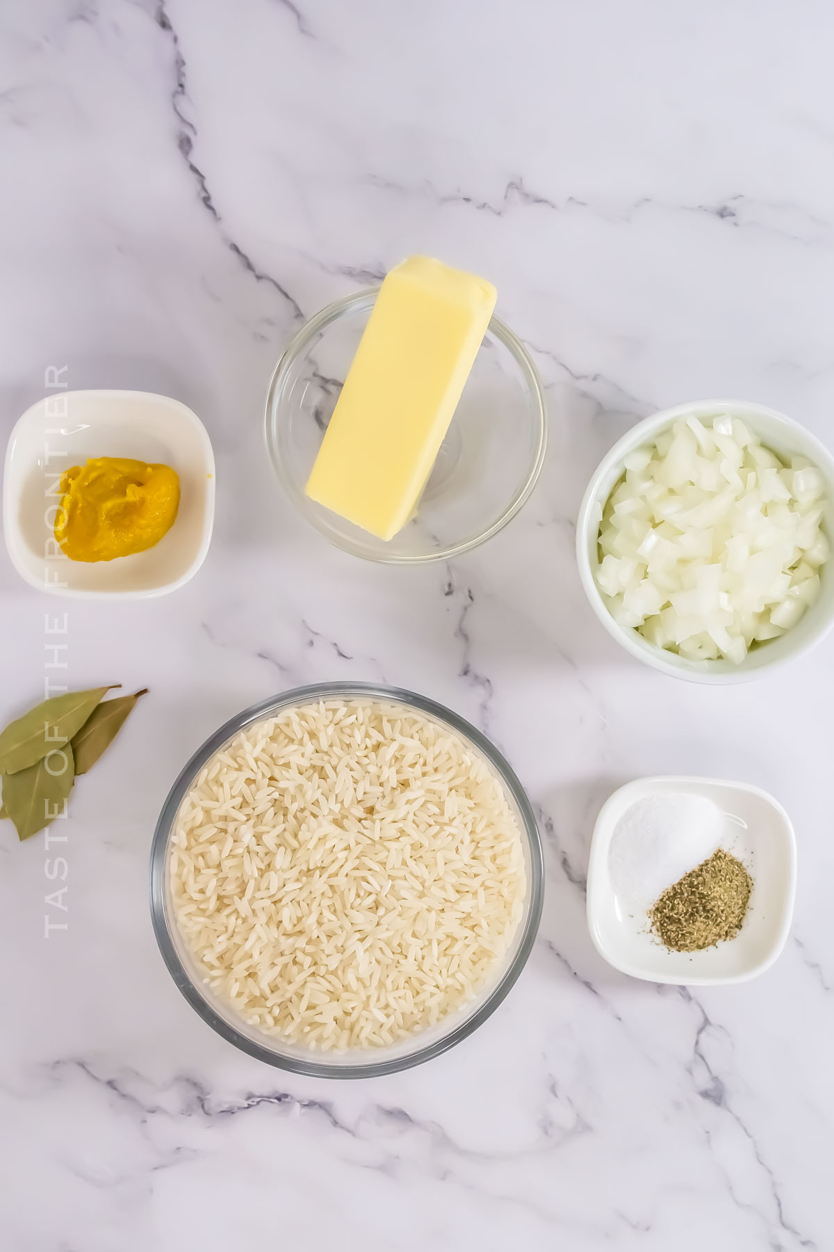 Butter Rice ingredients