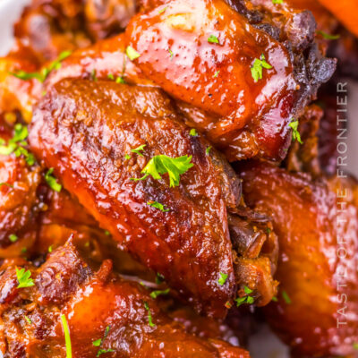 Garlic and Honey Chicken Wings