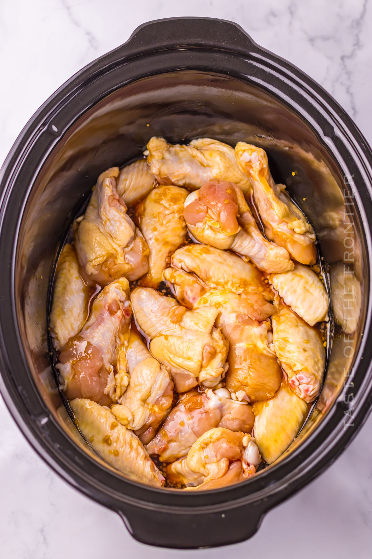 ready to cook wings in the crockpot