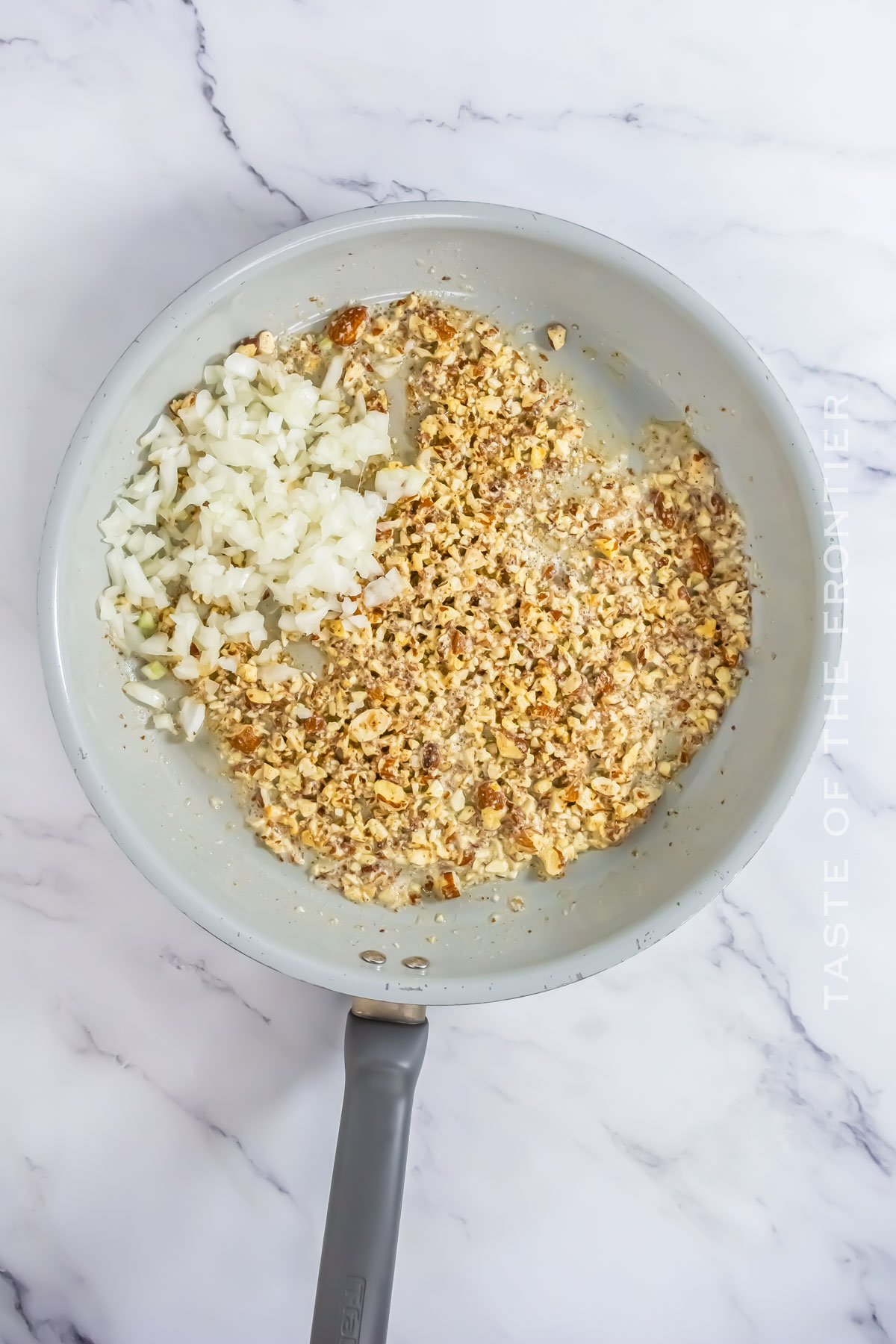 cooking side dish on the stovetop