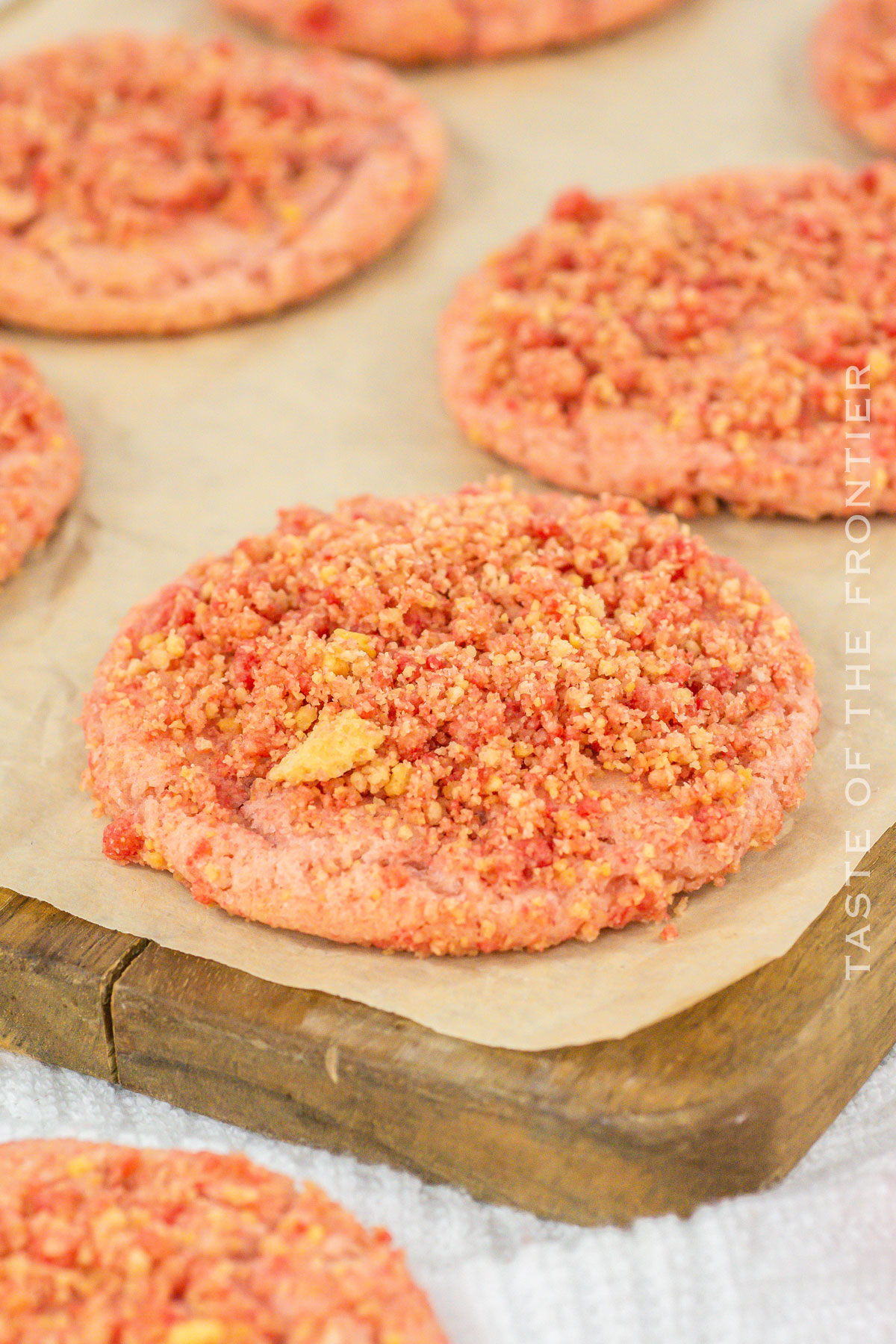 Strawberry Crunch Cookie recipe