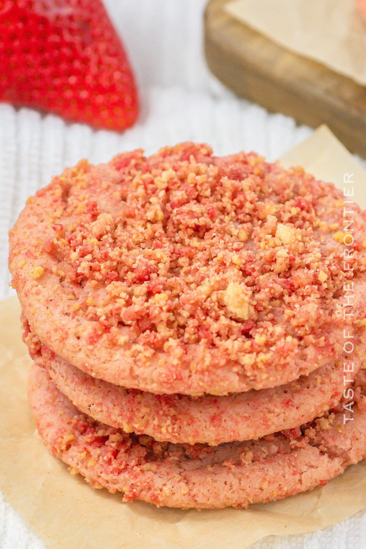 stack of crunch cookies