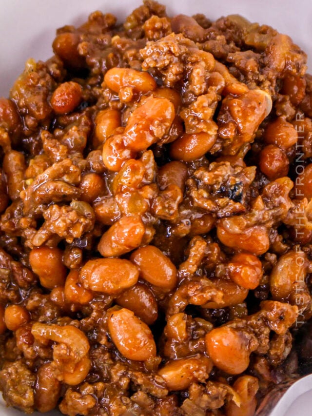 Homemade Baked Beans with Ground Beef Recipe