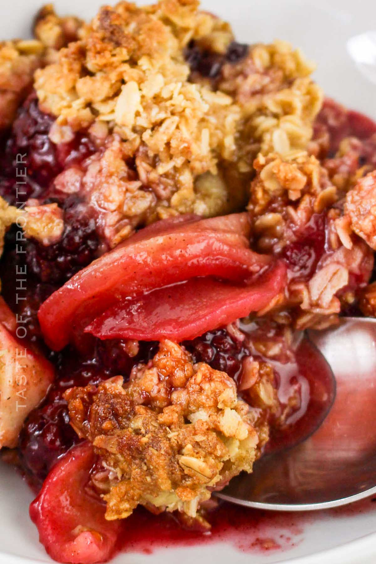 Apple Blackberry Crumble recipe