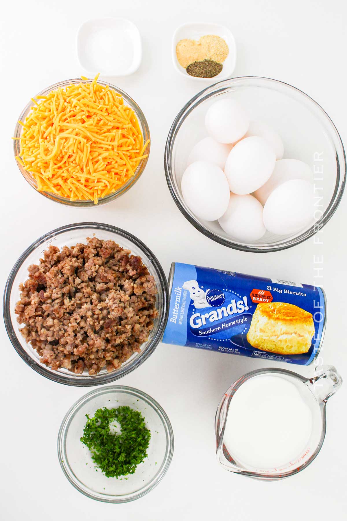 Biscuit Breakfast Casserole ingredients