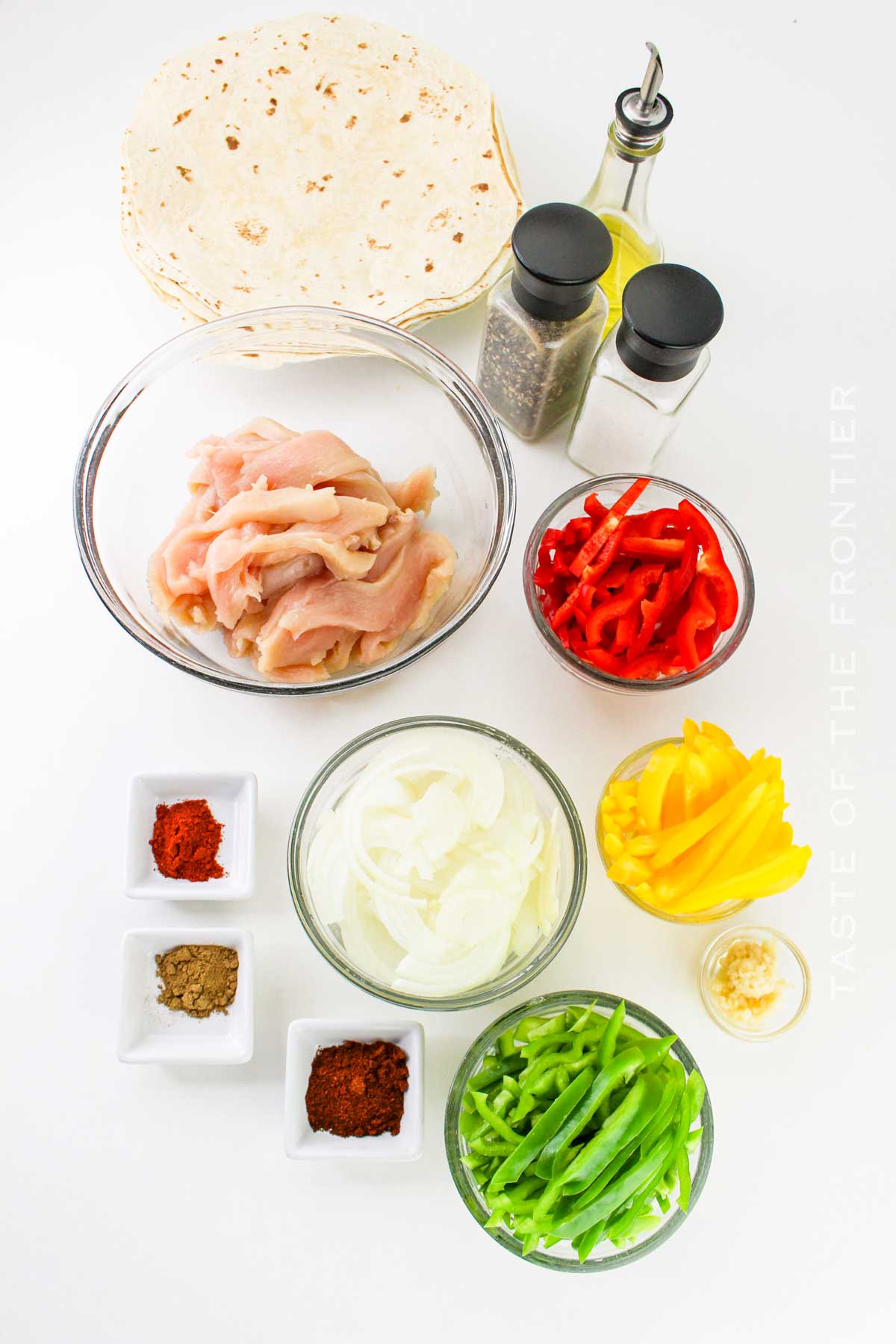 Chicken Fajita Wrap ingredients