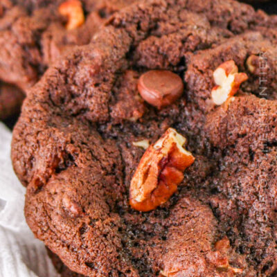 Chocolate Chocolate Chip Pecan Cookie recipe