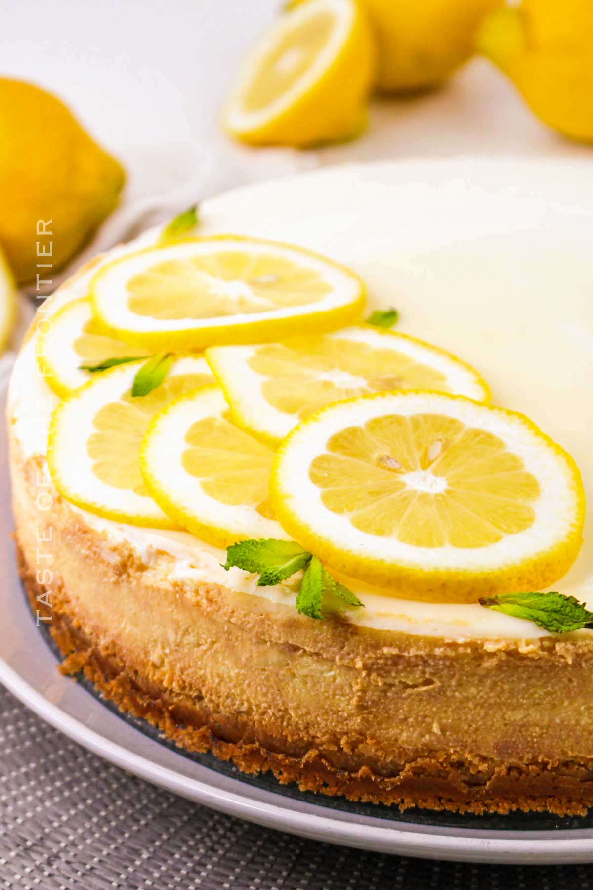 homemade Lemon Cheesecake