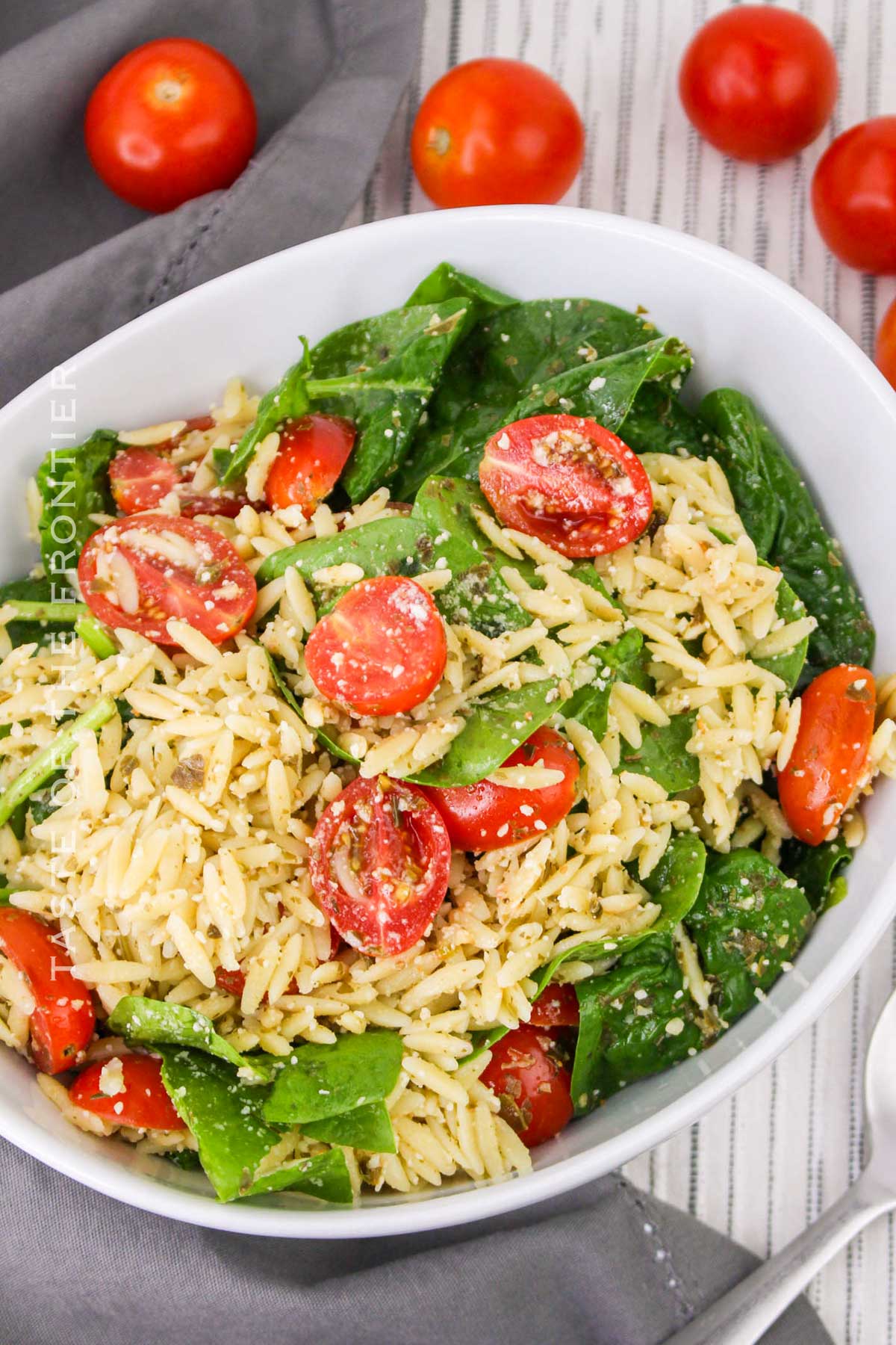 Pesto Orzo Salad recipe