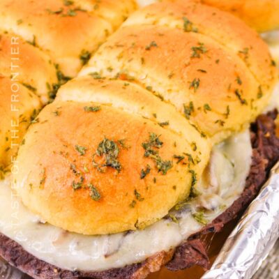 Steak and Cheese Sliders