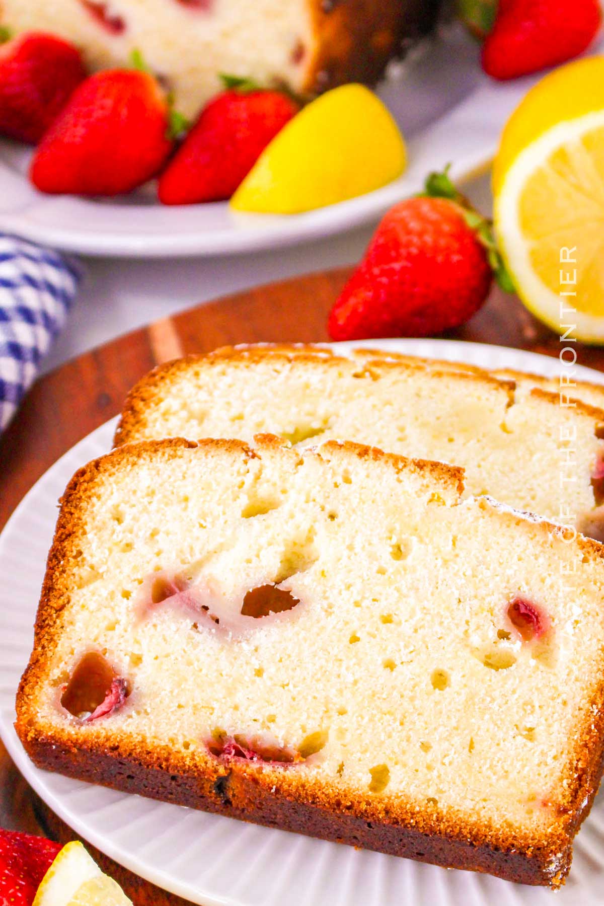 Strawberry Lemonade Pound Cake