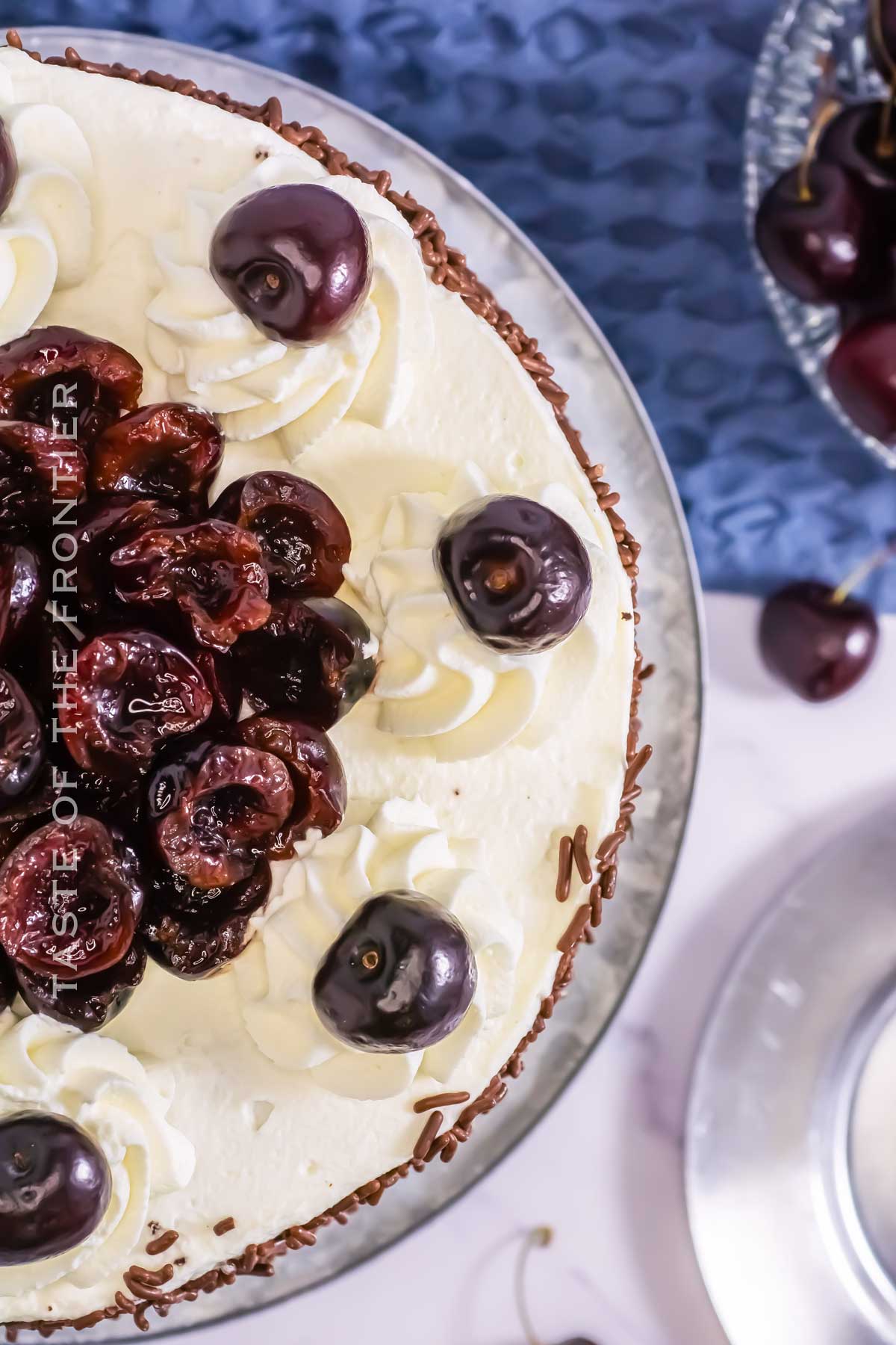 cherries and cake