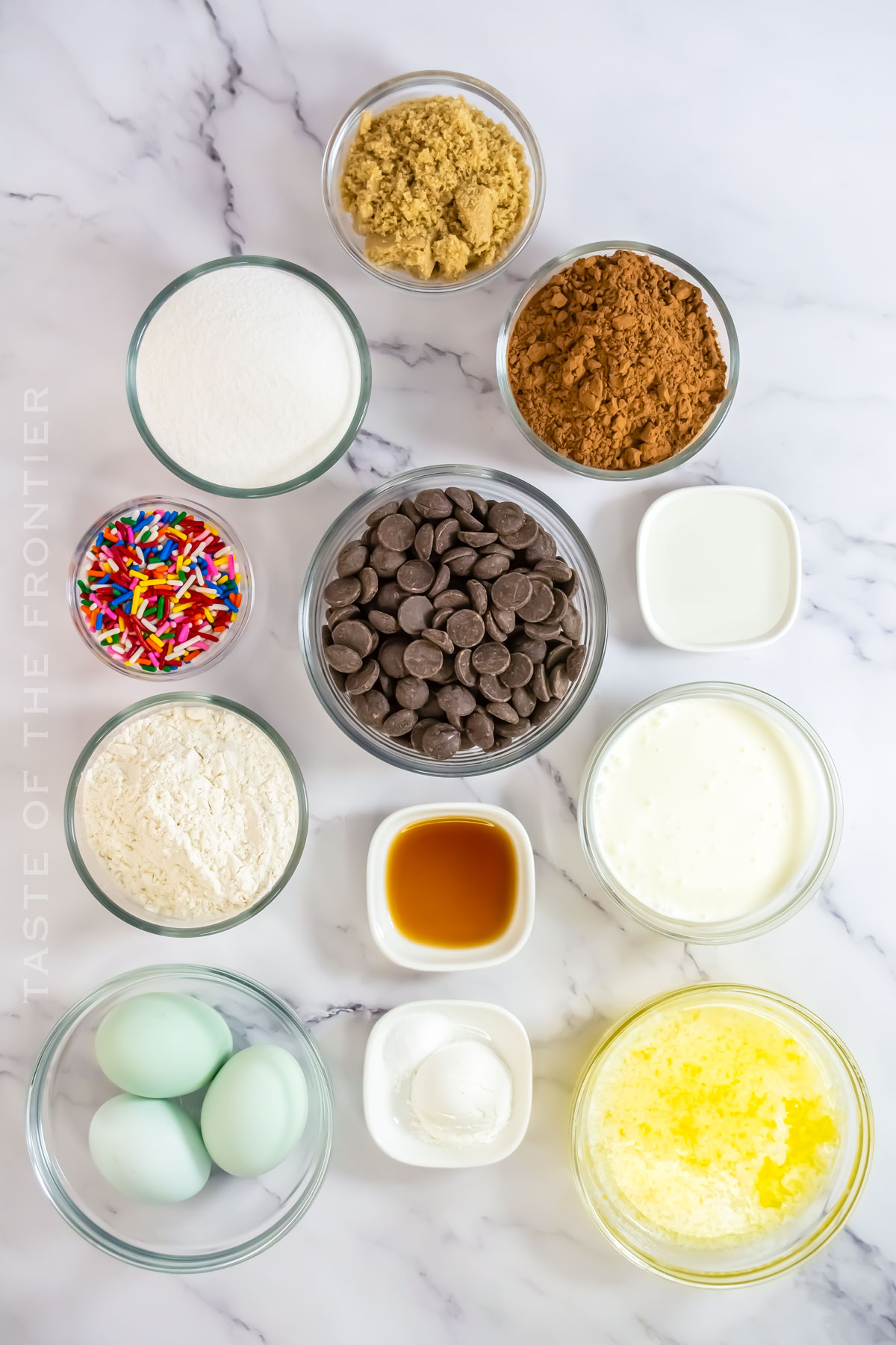 Cosmic Brownie ingredients