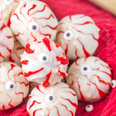 Halloween Eyeball Truffles