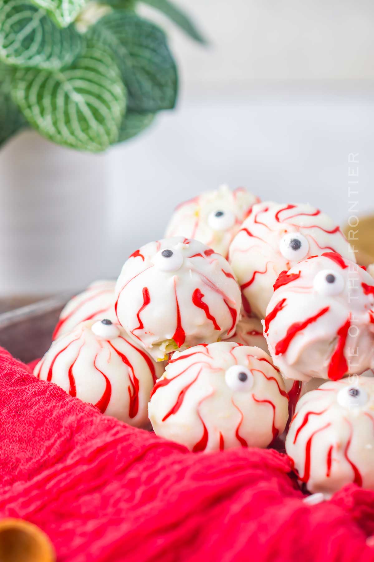 holiday truffles for Halloween