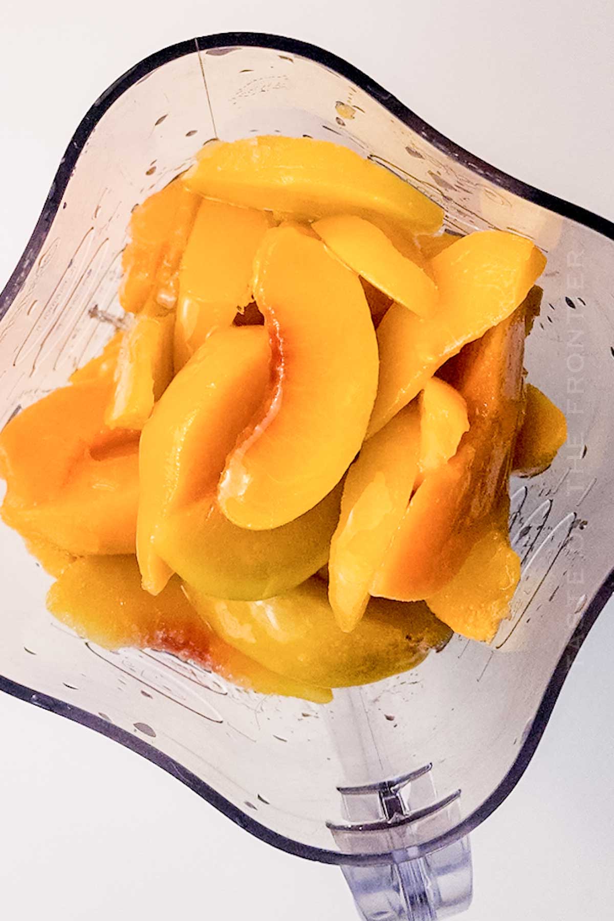 how to make Peach Sorbet