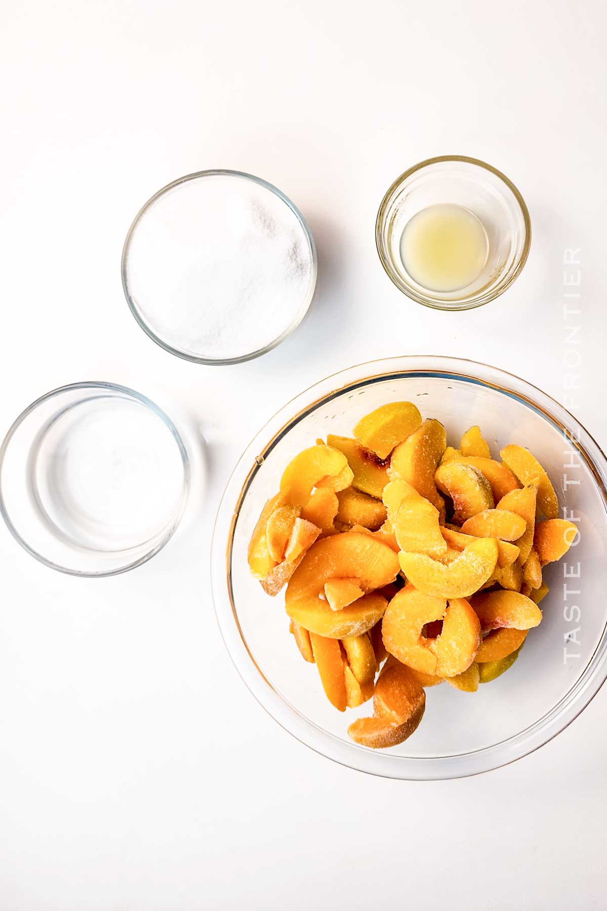 Peach Sorbet ingredients